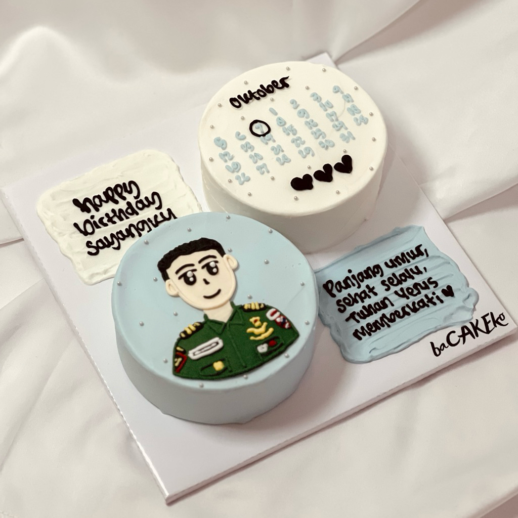 bentwo cake (bisa H-1) | bento cake | korean cake | birthday cake
