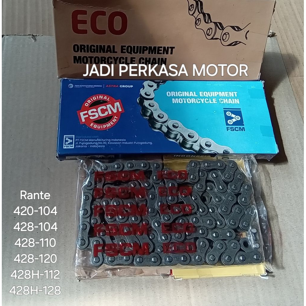 RANTAI MOTOR RANTE FSCM/ECO 420,428,428H