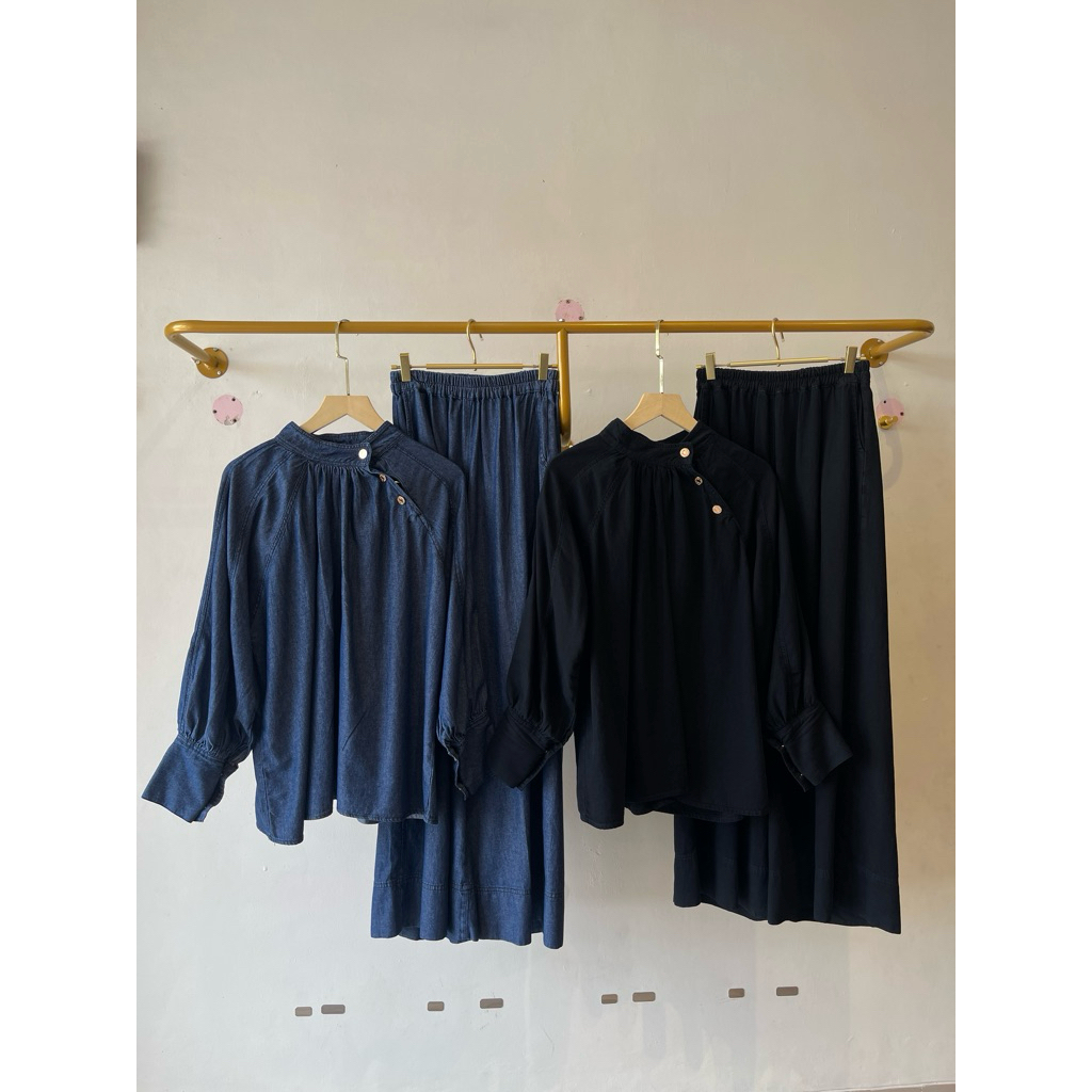 Mahira Setelan Celana Jeans Wanita