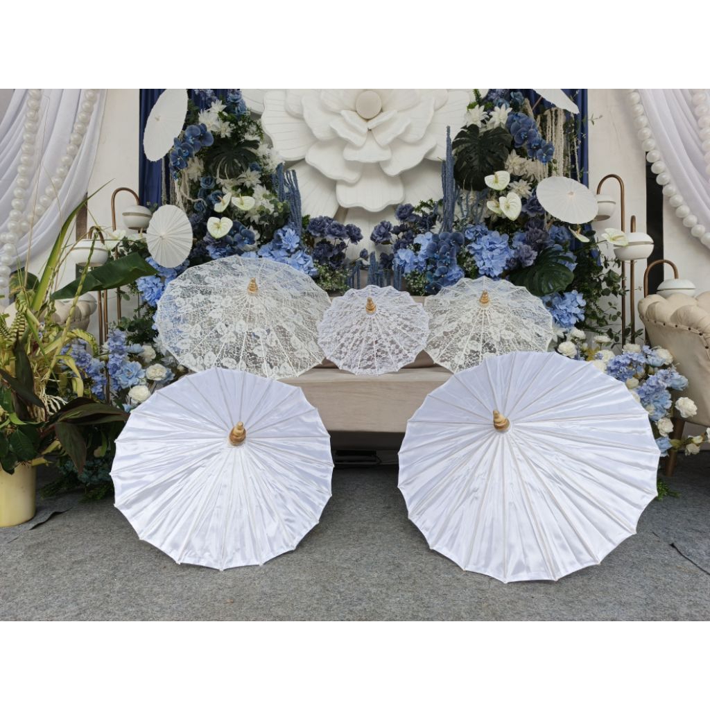 payung dekorasi / payung polos / payung penganti