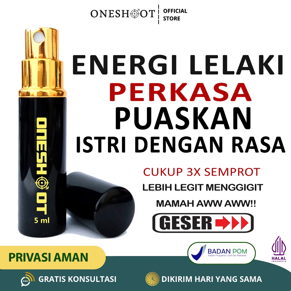 Oneshoot Spray - Obat Kuat Tahan Lama Pria, Obat Tahan Lama Berhubungan, Obat Tahan Lama Di Ranjang,