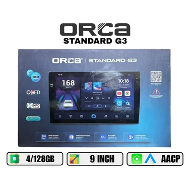 PROMO Headunit Android Orca ADR 9988 NFC 9" QLED ORCA STANDART GEN3 TERBARU RAM 4/128 NFC LAYAR INCE