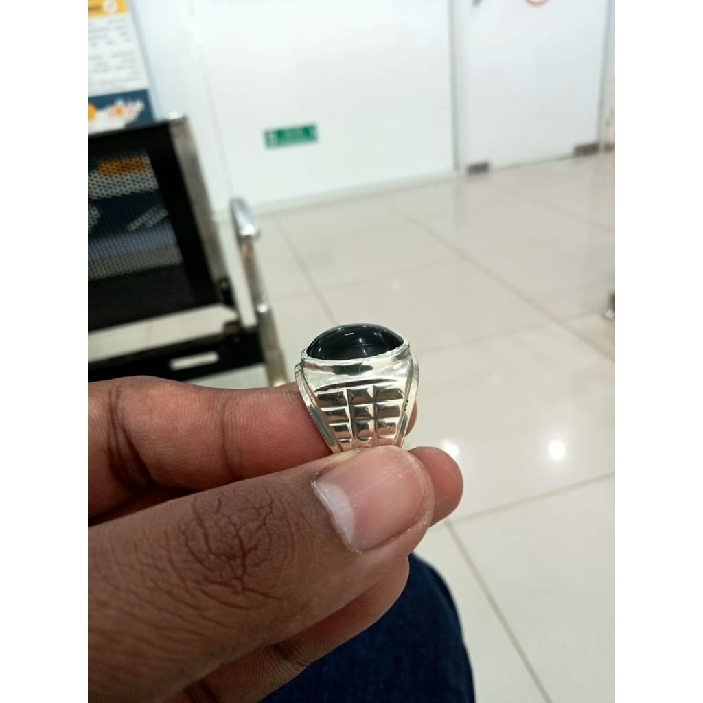 Cincin Akik Kecubung Wulung