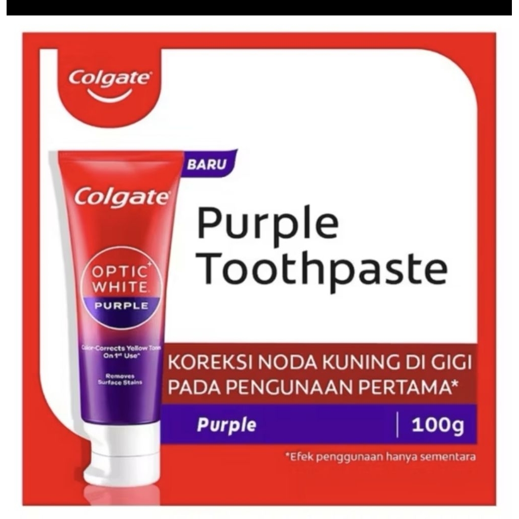 Colgate optic white purple | Pasta gigi colgate optic white purple