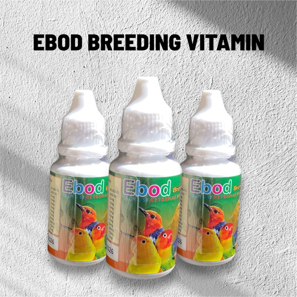 Ebod Breeding Multivitamin Burung Kenari Lovebird Murai Falk Parkit Meningkatkan Produksi Daya Tetas