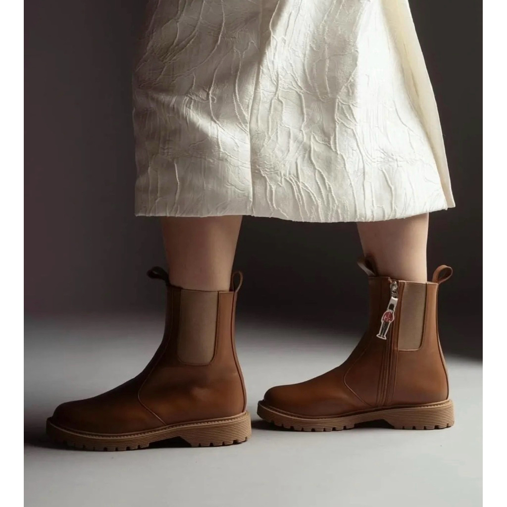 sepatu boots Ittaherl Hyde Park Boots Camel size 40