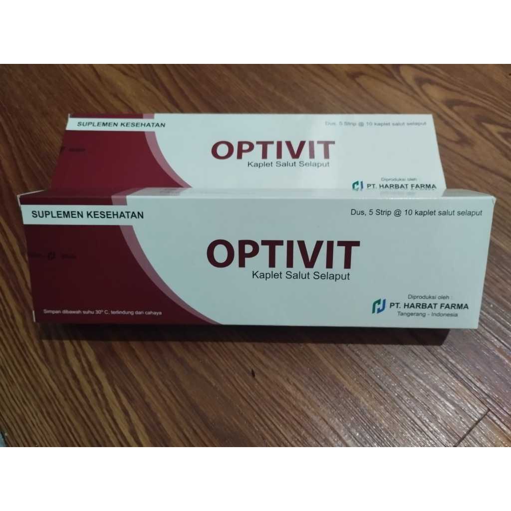 Optivit Kaplet Lecithin & Vitamin B Hati Sehat OPTIVIT Vitamin Anti Oxidant PT.Harbat Farma