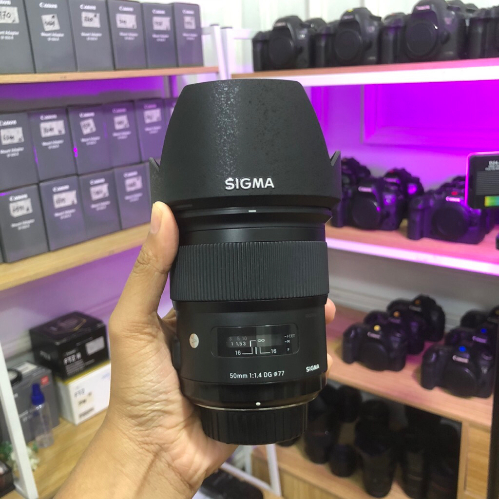 Lensa 50mm f1.4 sigma art nikon