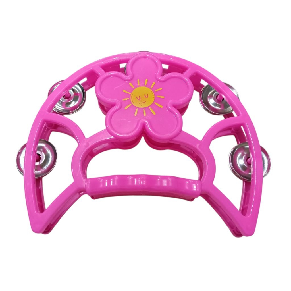 Mainan Edukasi Anak Alat Musik Rebana/Tamborin/Caracter Tambourine Tamborin Happy Music 2510/BU01