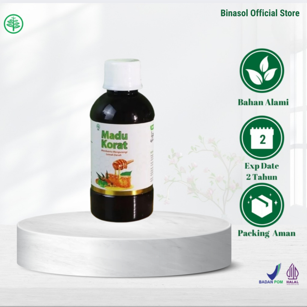 Madu Korat Obat Herbal Kolesterol Tinggi Stabilkan Tekanan Darah Asli Original