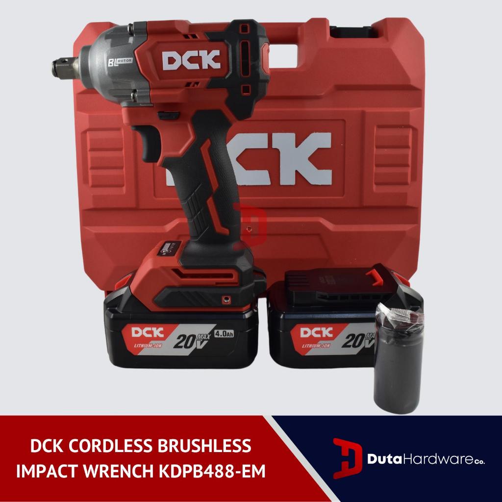 DCK Cordless Brushless Impact Wrench KDPB 488 EM - Mesin Impact