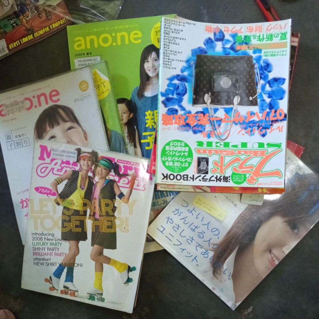 Buku Majalah Import Fashion Tas Accesoris Dll Bahasa Jepang