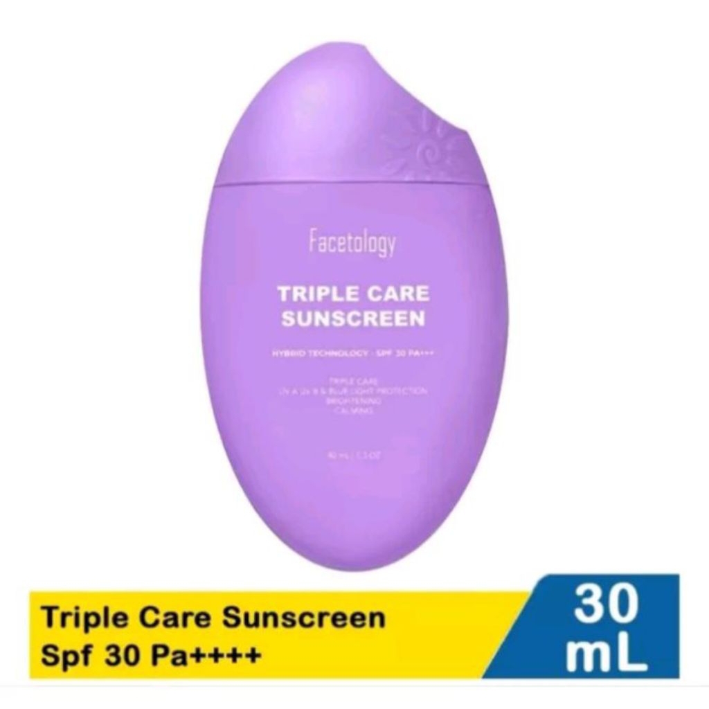 Facetology sunscreen spf30 PA+++ hybrid technology 30