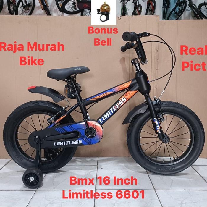 Sepeda Anak Bmx Limitless 6601 16 Inch Ban Jumbo Sepeda BMX 16 Inch Limitless