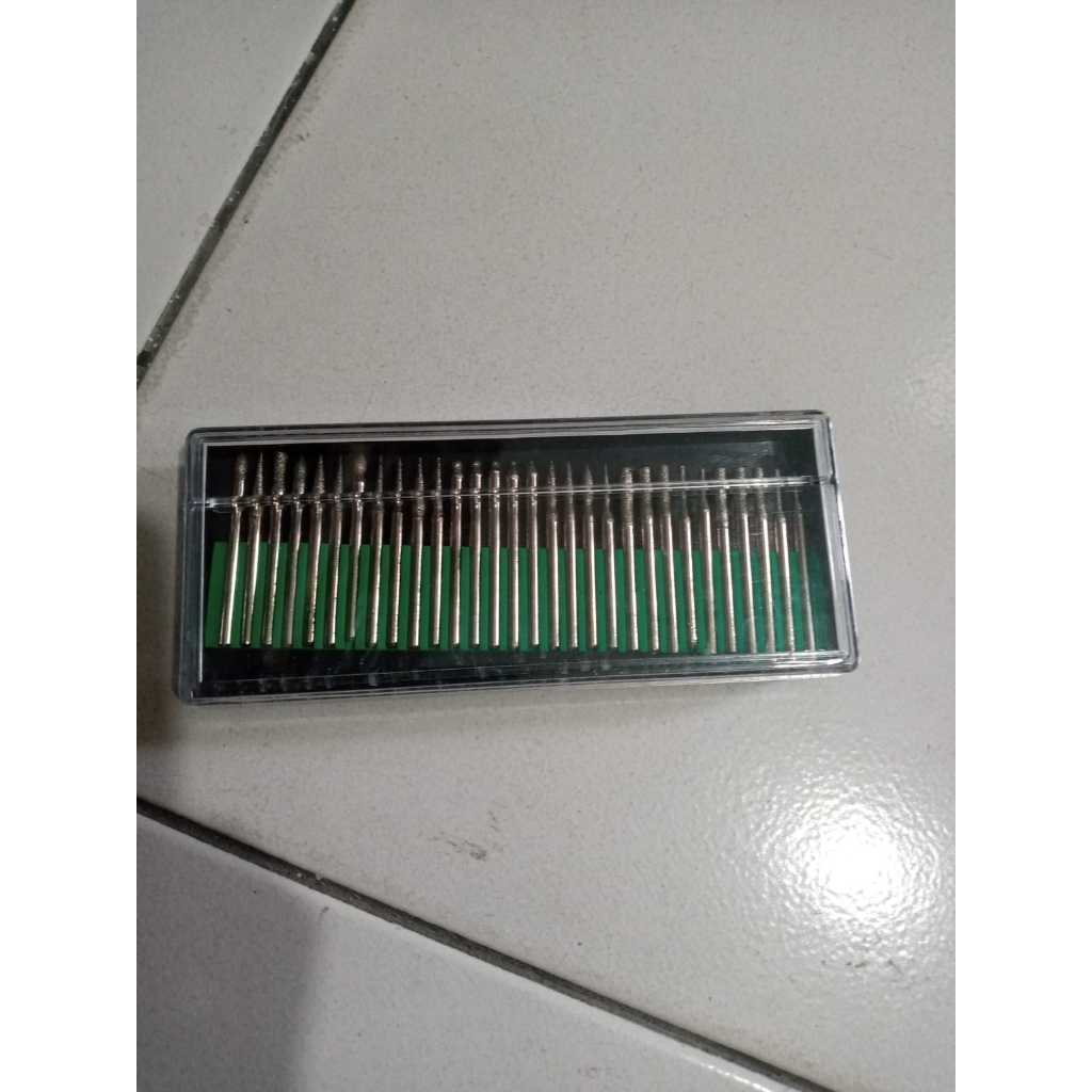 Mata Bor Set 30 Pcs Mata Bor Grafir Set Murah Premium Mata Bor Grafir Diamond Ukir Set 30 Pcs