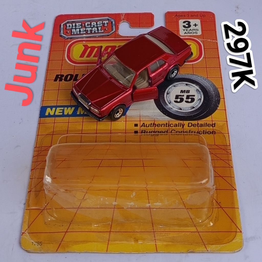 Diecast Vintage Matchbox New Model Rolls Royce Silver Spirit Loose Junk