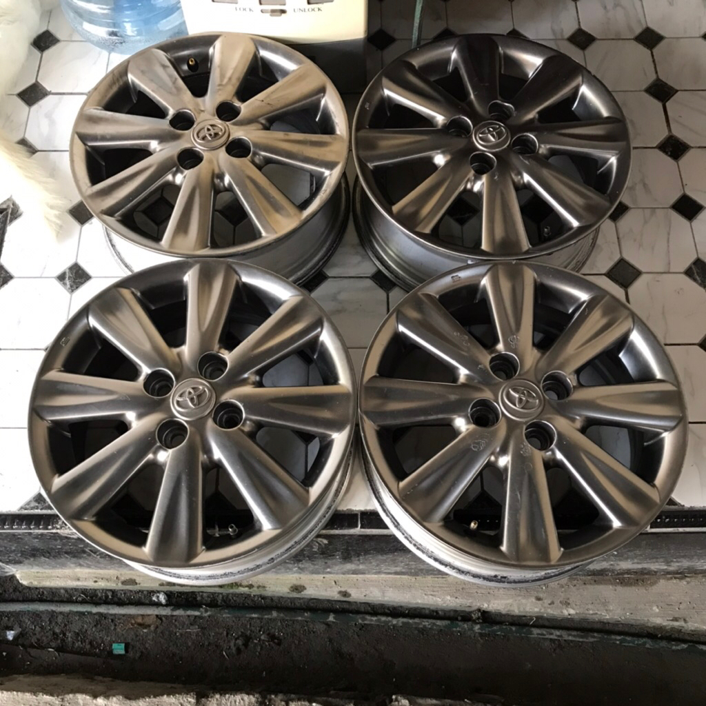 Velg Mobil Original Enkei Oem Yaris Ring 15 4x100 R15 ring15 bisa brio calya ayla vios