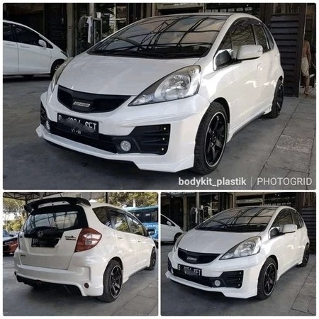 FULL SET BEMPER JAZZ GE8 i-VTEC TAHUN 2008 - 2014 MUGEN RS BEMPER DEPAN BELAKANG JAZZ GE8 MUGEN RS