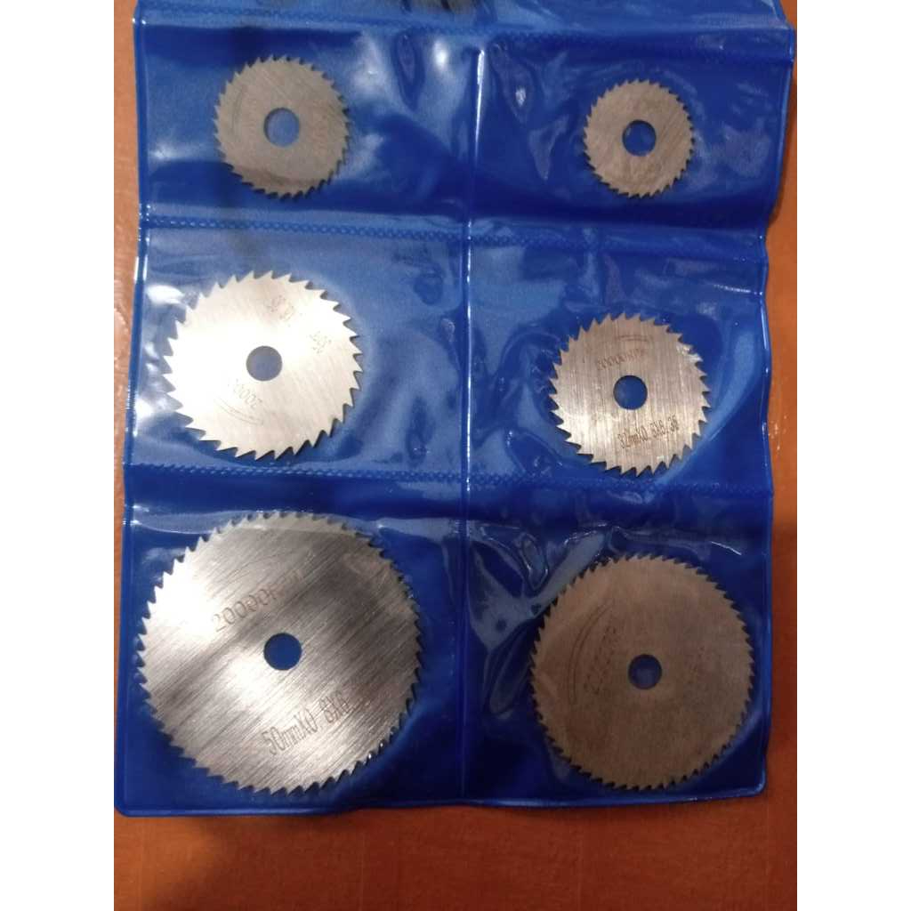 Mata Gerinda Mini 6 Pcs Cutting Disc Saw Blade Mata Gerinda Potong Mini Mata Gerinda 1 Set (6 ) Pcs