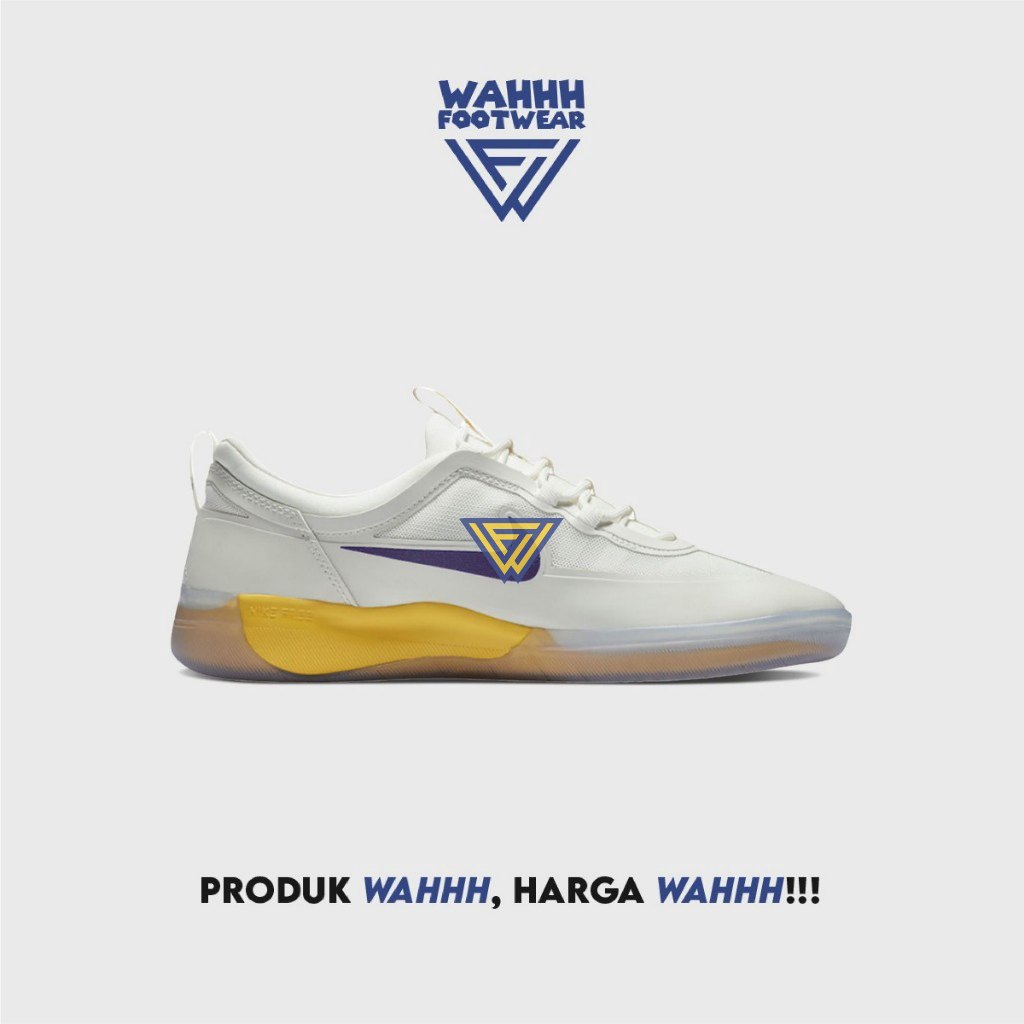 NK SB Nyjah Free 2 NBA LOS ANGELES LAKERS White Court Purpple Original