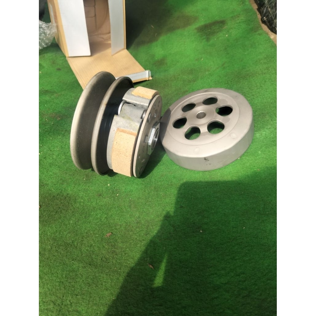 pully poly  set kampas ganda mangkok ganda yamaha mio j /mio gt  /soul gt115 / fino fi 115 /x ride 1