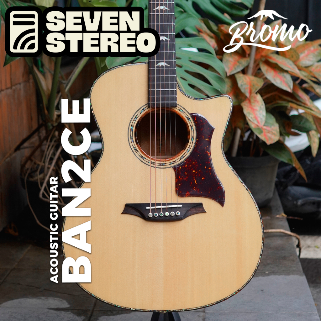 Bromo BAN2CE Solid Top Acoustic Electric Guitar