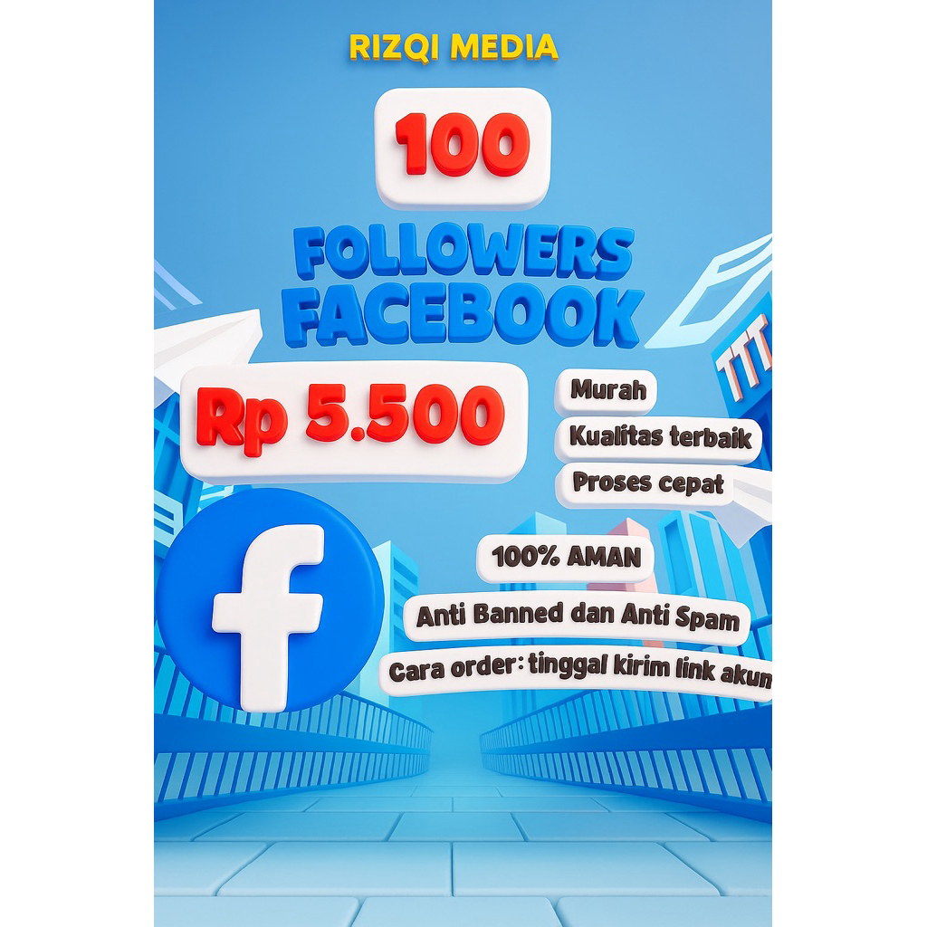 MURAH Followers Facebook Pengikut Facebook Aman Untuk Monetisasi