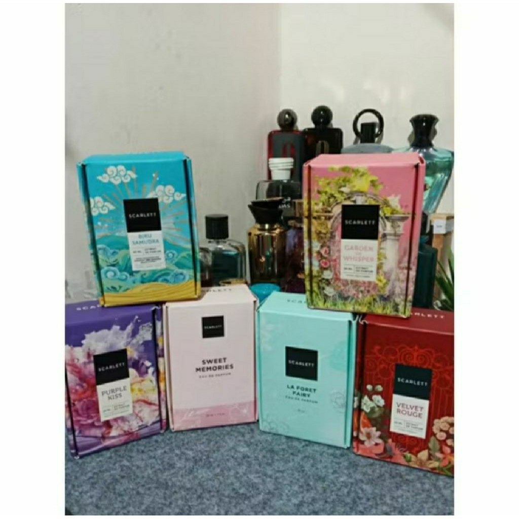 Botol Kosong Scarlett + Box / Tanpa Box | Botol kosong Scarlett