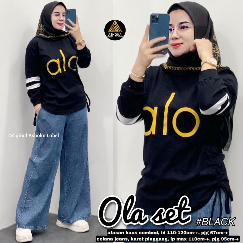 Baju Setelan Wanita Premium Ola Set By Ashoka Label