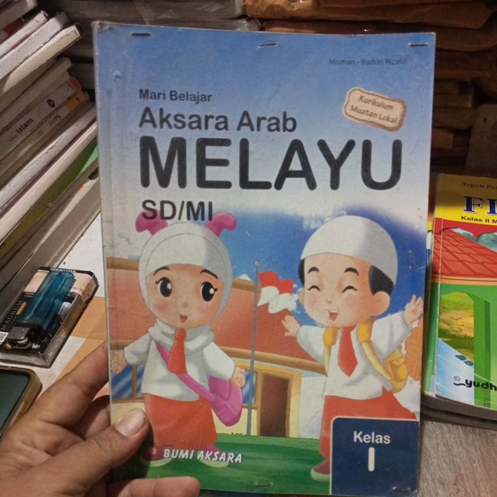 BUKU MARI BELAJAR AKSARA ARAB MELAYU UNTUK SD KELAS 1 PENERBIT BUMI AKSARA