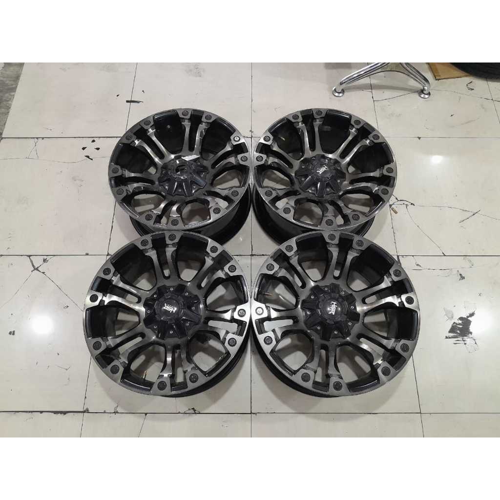 Velg offroad hsr lumbis ring20 lebar 9 baut 6x139 et15