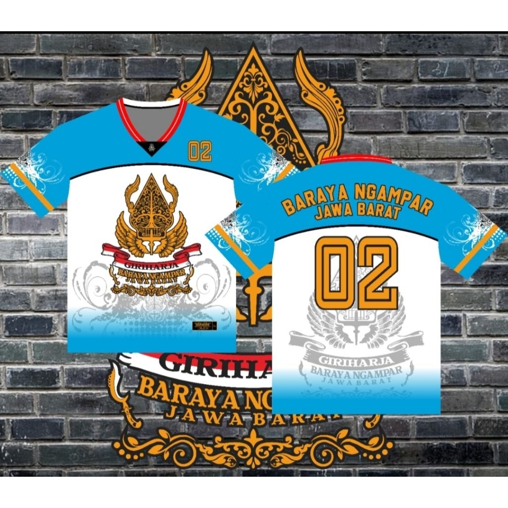 Jersey baseball Baraya ngampar Jawa Barat