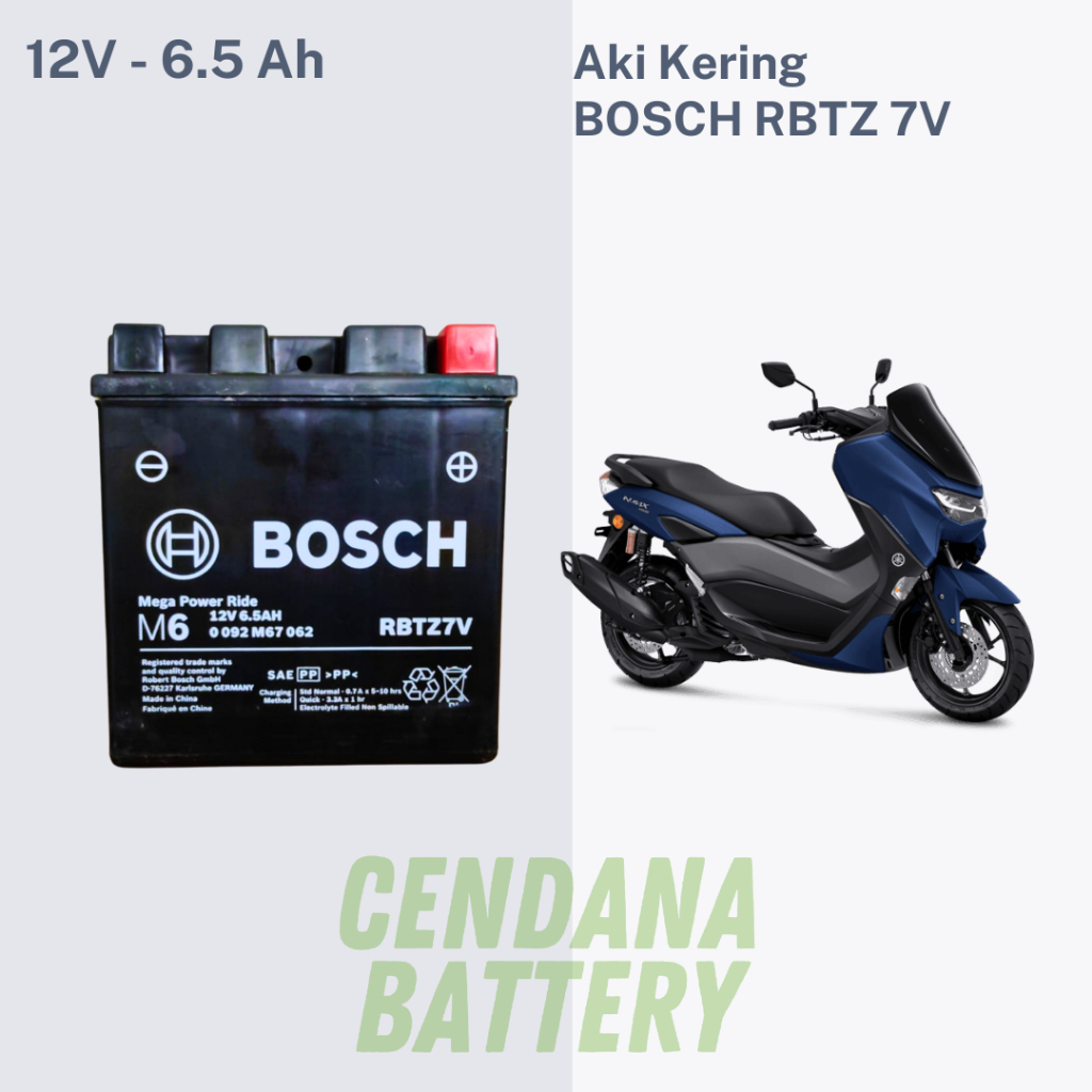 Bosch Aki Kering Motor Yamaha NMAX 155 RBTZ-7V