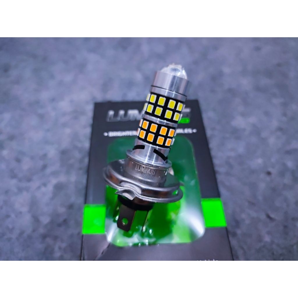 Dop led bohlamp led h4 laser honda win luminos putih kuning