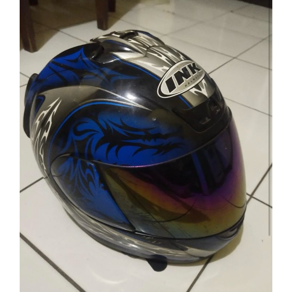 Helm Fullface Ink Retro