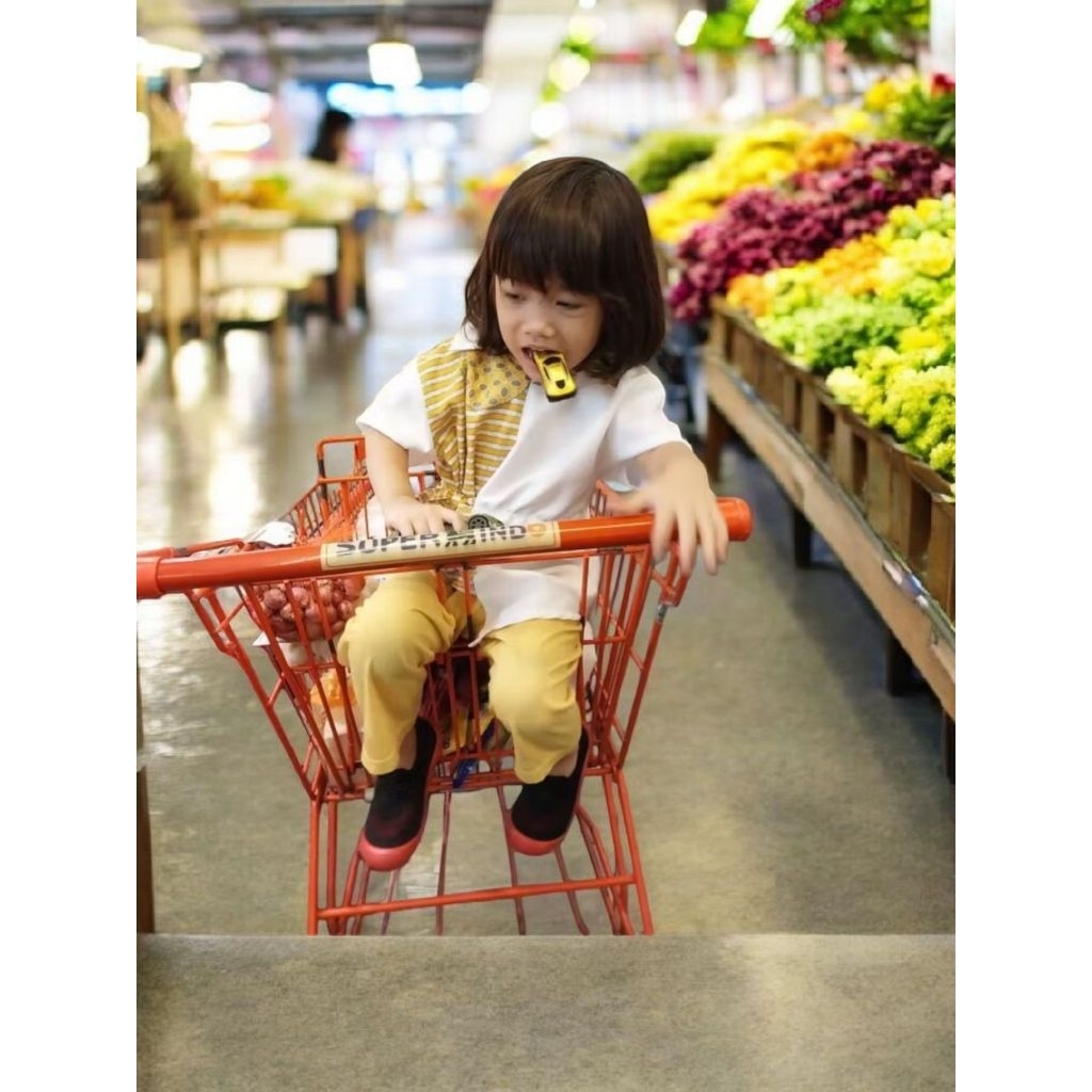 atasan blus anak batik kombinasi /dres anak batik kombinasi atasan batik anak