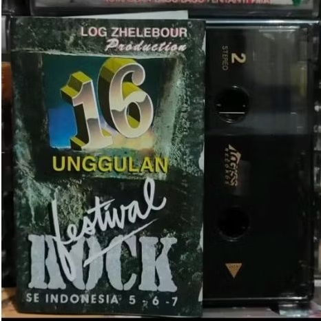 kaset pita 16 UNGGULAN FESTIVAL ROCK SE-INDONESIA 5,6,7