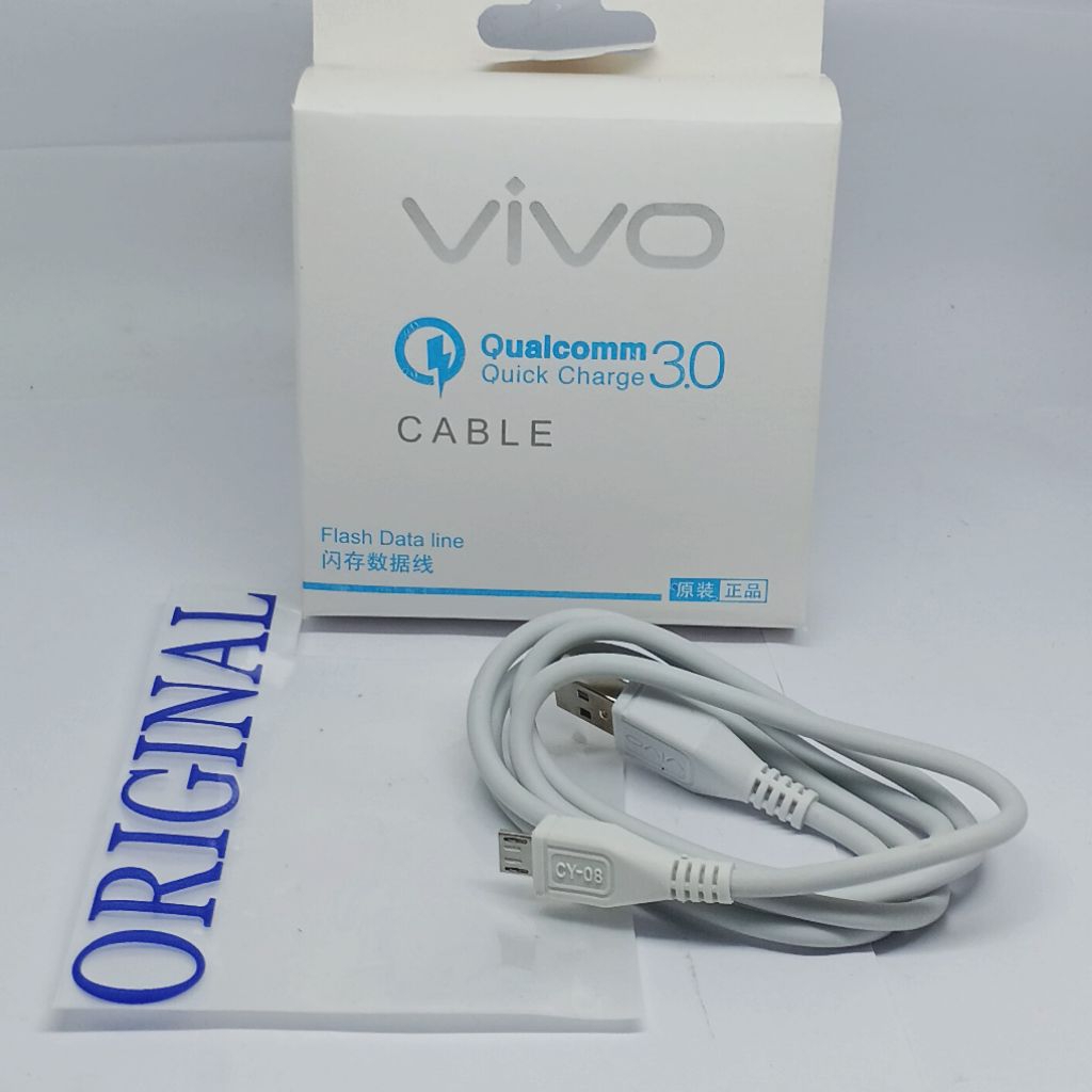 KABLE KABEL CHARGER CASAN VIVO Y15 Y15S  Y17 Y12S Y20 Y20S Y20i MICRO USB ORIGINAL