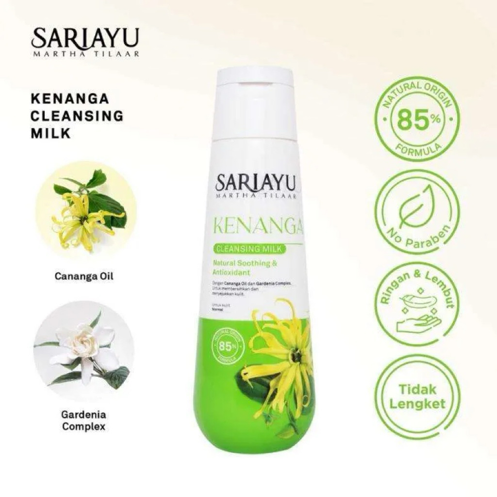 Pembersih Wajah Sari Ayu Kenanga / Milk Cleanser Kenanga Sari Ayu
