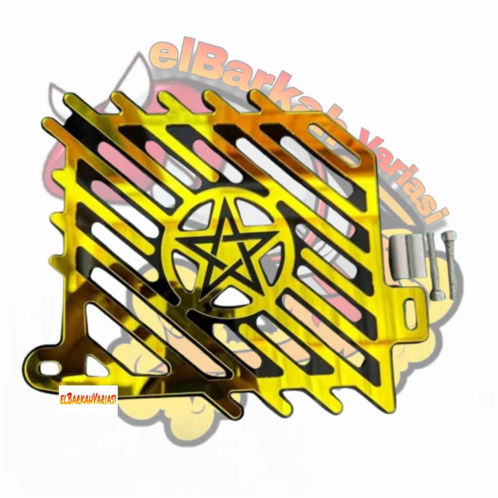 Cover Radiator Nmax Cover Radiator Aerox Cover Radiator Logo Bintang Akrilik Yamaha Nmax Aerox Old N