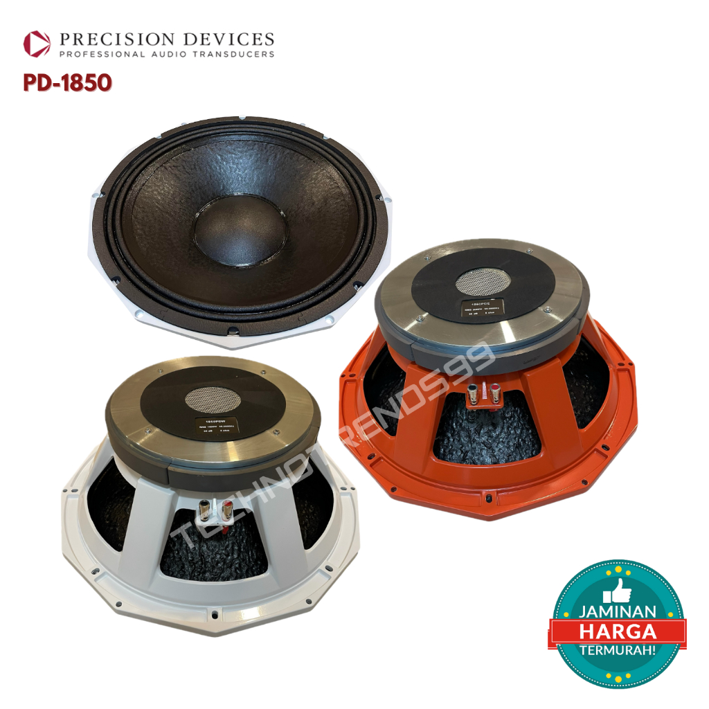 Component Speaker PD1850 Speaker Komponen pd 1850 White & Orange