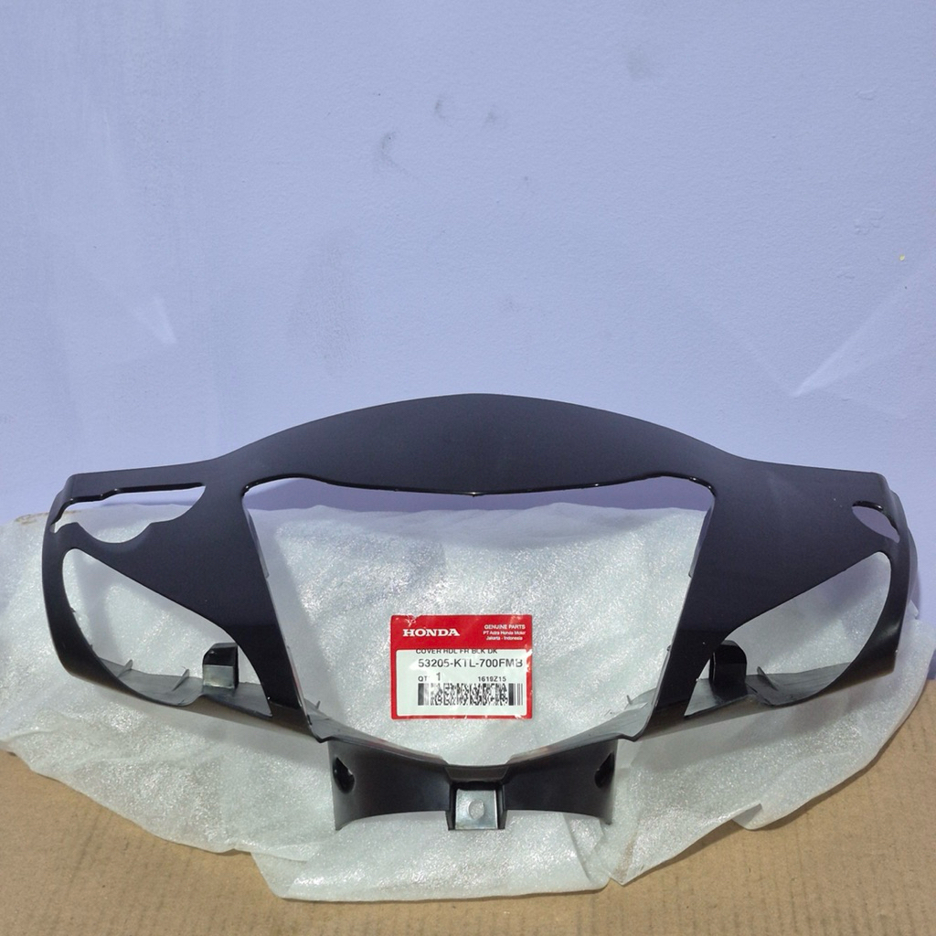 Cover batok lampu depan Honda Supra Fit New fitnew x s Hitam Original AHM honda 53205-KTL-700 FMB.