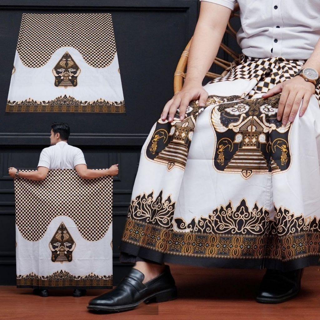 Sarung Batik Pekalongan | Sarung Batik Dewasa | Sarung Batik Motif Wayang | Sarung Batik Santri