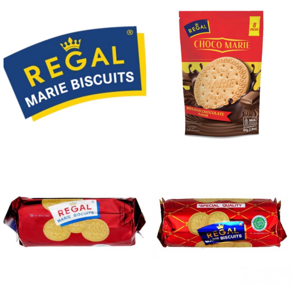 Regal Biskuit Marie Cokelat Belgia 64 Gr / Biskuit Regal Marie Superior 120 Gr / Biskuit Regal Marie