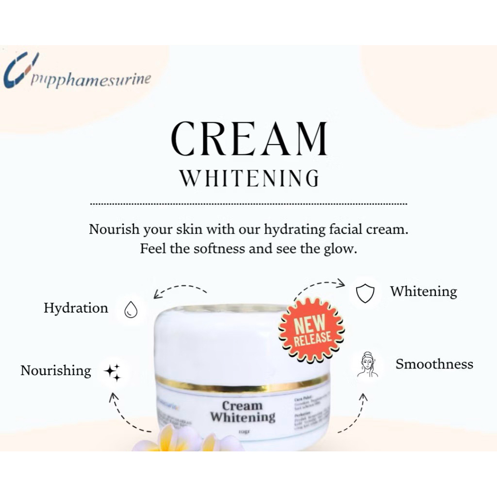 Pupphamesurine Whitening Cream / cream whitening