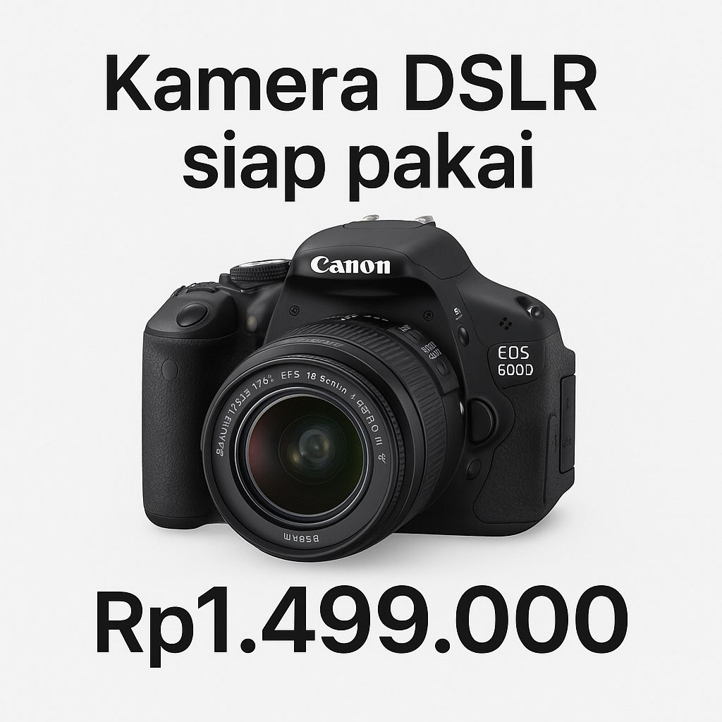 kamera Canon 600d