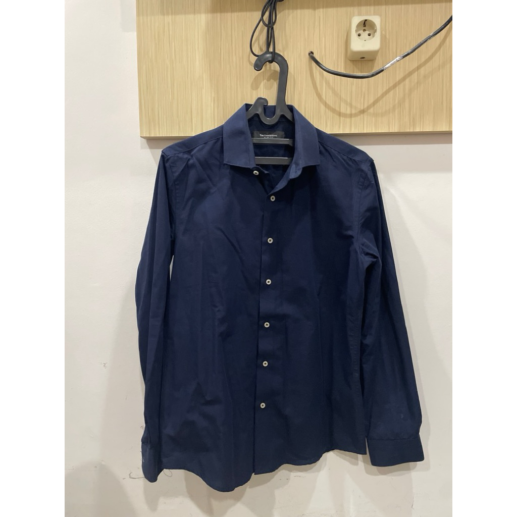KEMEJA LENGAN PANJANG PRIA BIRU THE EXECUTIVE SLIM FIT