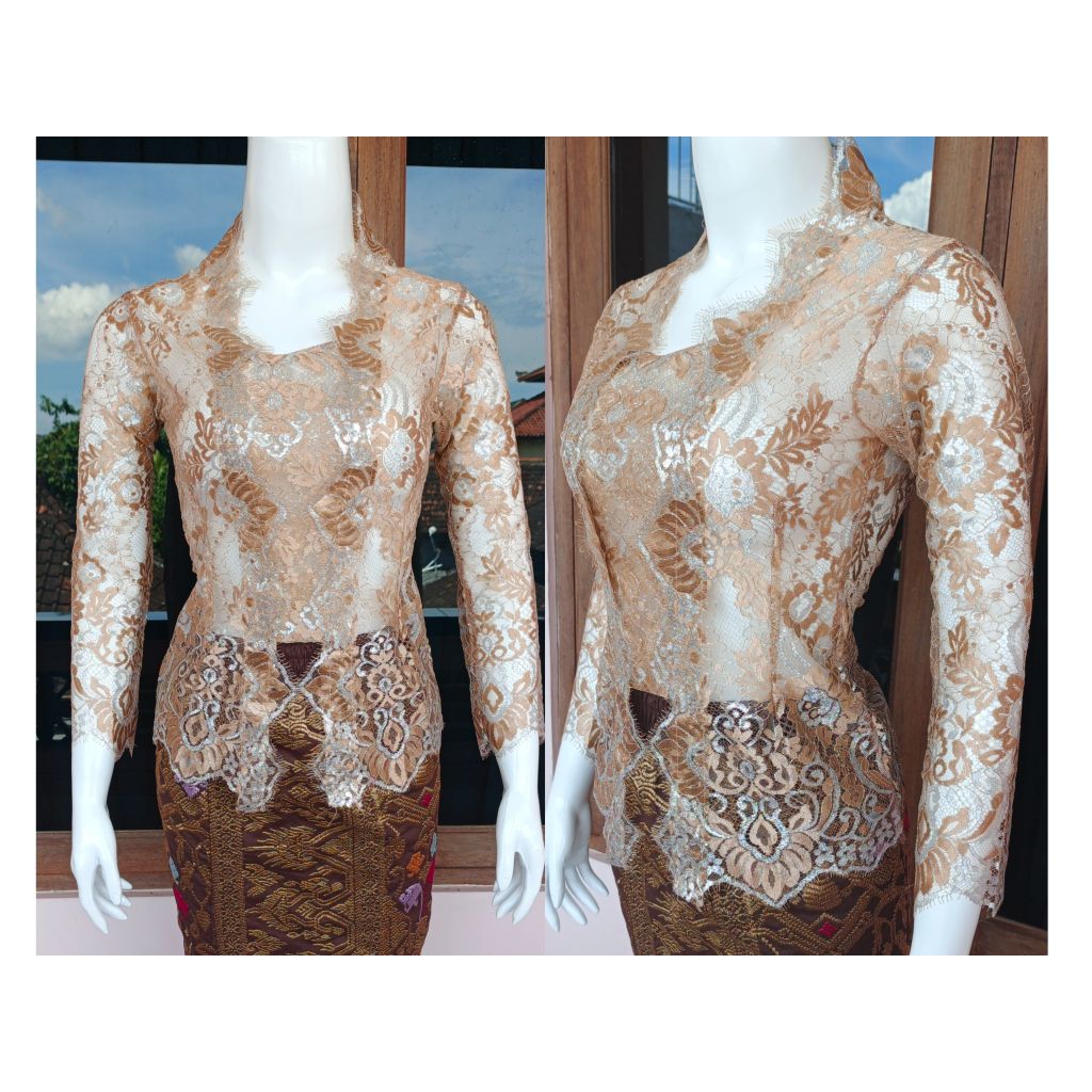 Kebaya Jadi Metalik Sparkle Premium Terbaru | Kebaya Bali | Kebaya Jadi Bali | Kebaya Brokat