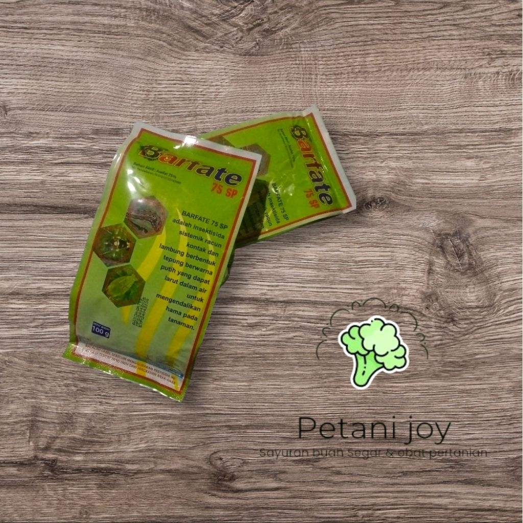 Insektisida barfate bahan aktif asefat 75% kemasan 100gr