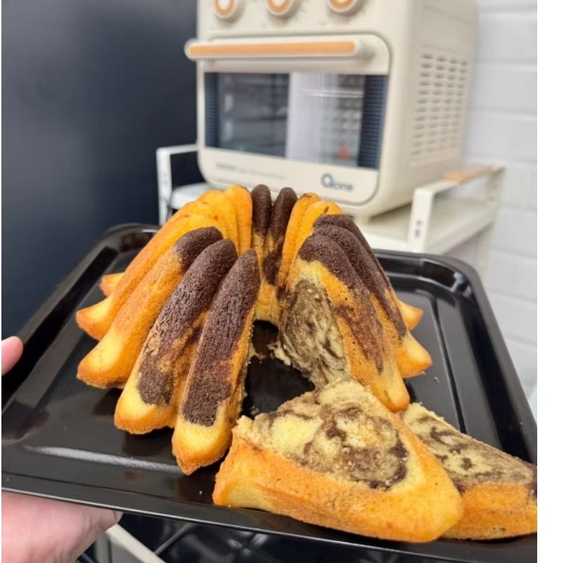 Marmer Cake Loyang sultan diameter 20cm/ Marmer cake Butter Anchor